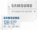 Карта памяти - карты памяти microSD (TransFlash) модель КАРТА ПАМЯТИ SAMSUNG EVO PLUS MICROSDXC 128 ГБ CLASS 10, V30, A2, UHS-I U3, R 130 МБ/С, АДАПТЕР НА SD